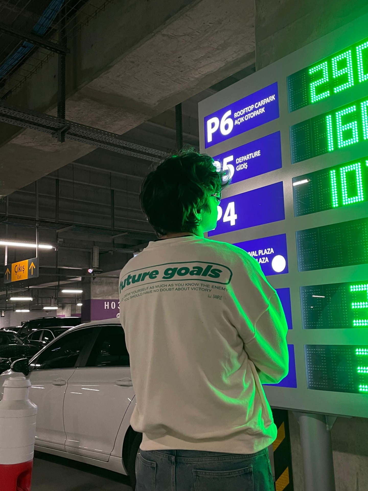 Future Goals White Sweatshirt