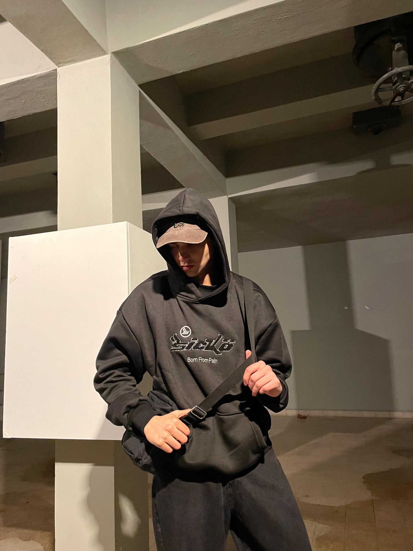 Sicks Nakışlı Premium Black Hoodie