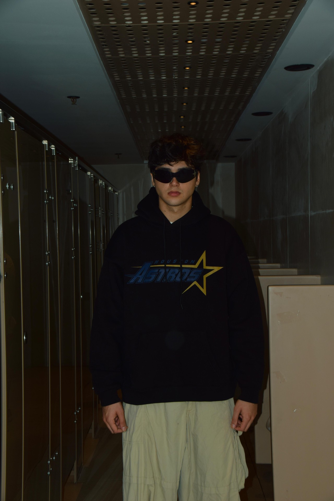 Houston Astros Black Oversize Hoodie