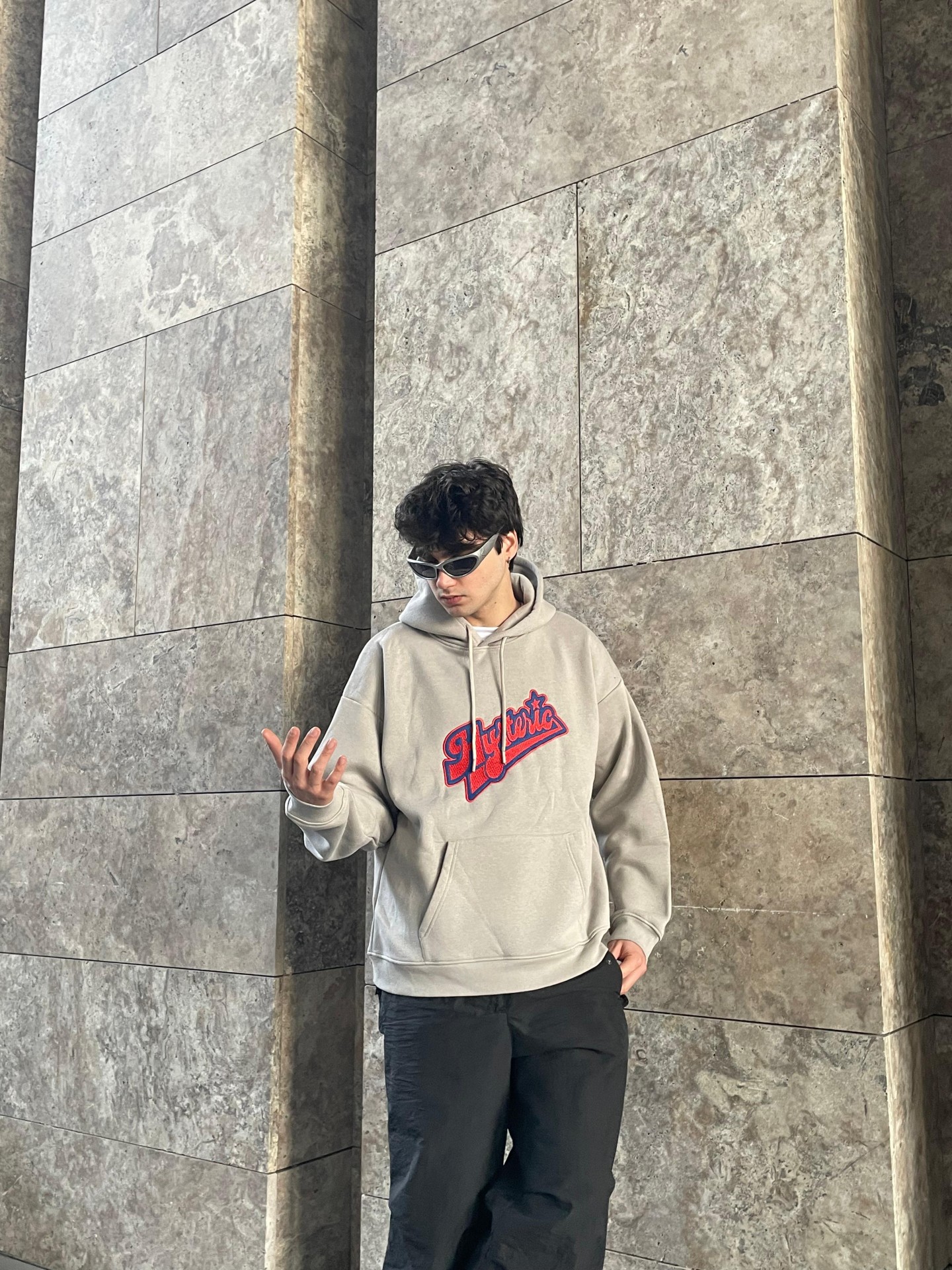 Hysteric Detail Premium Füme  Hoodie