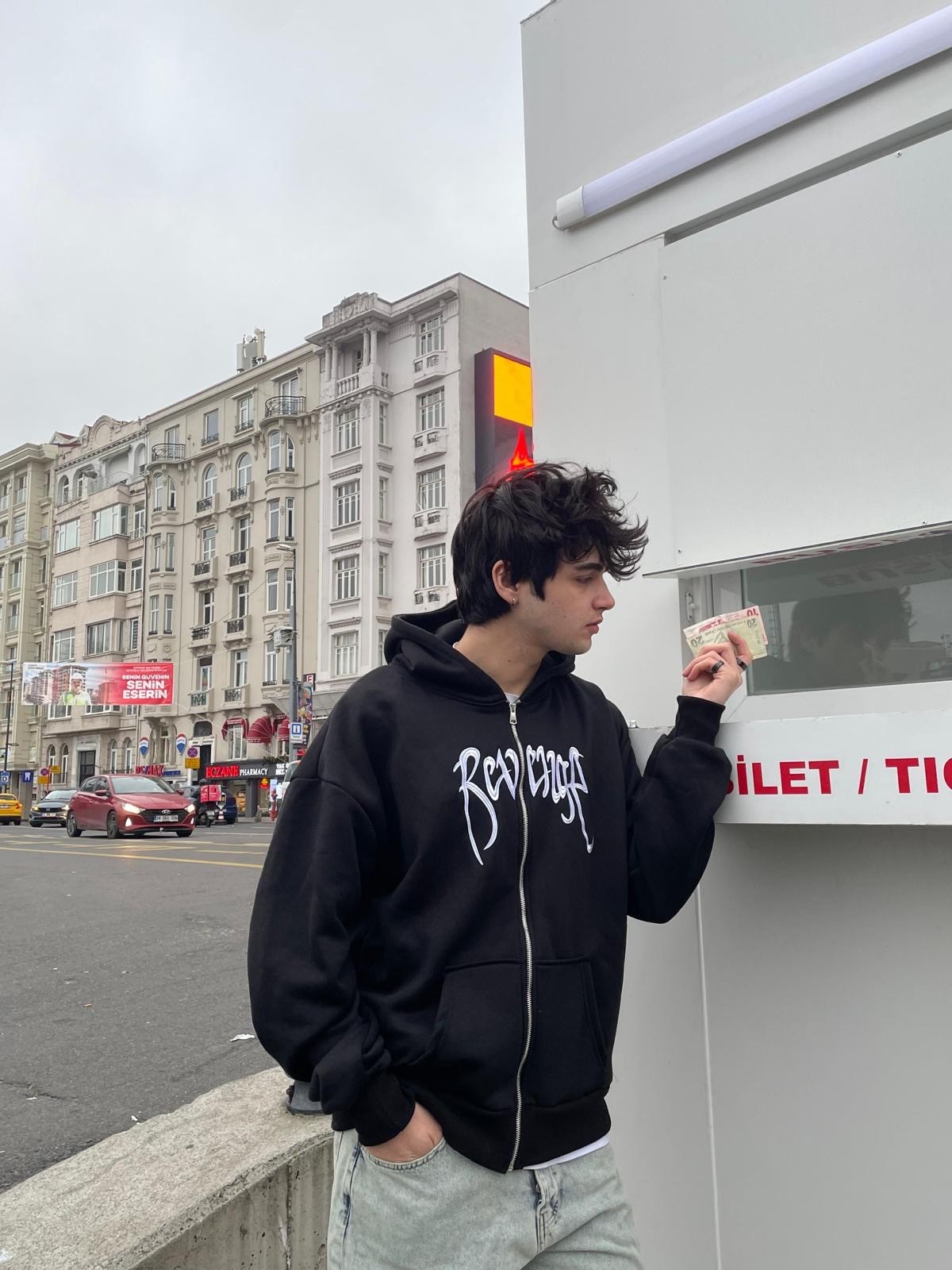 Znc Studio Revenge Nakışlı Zip 