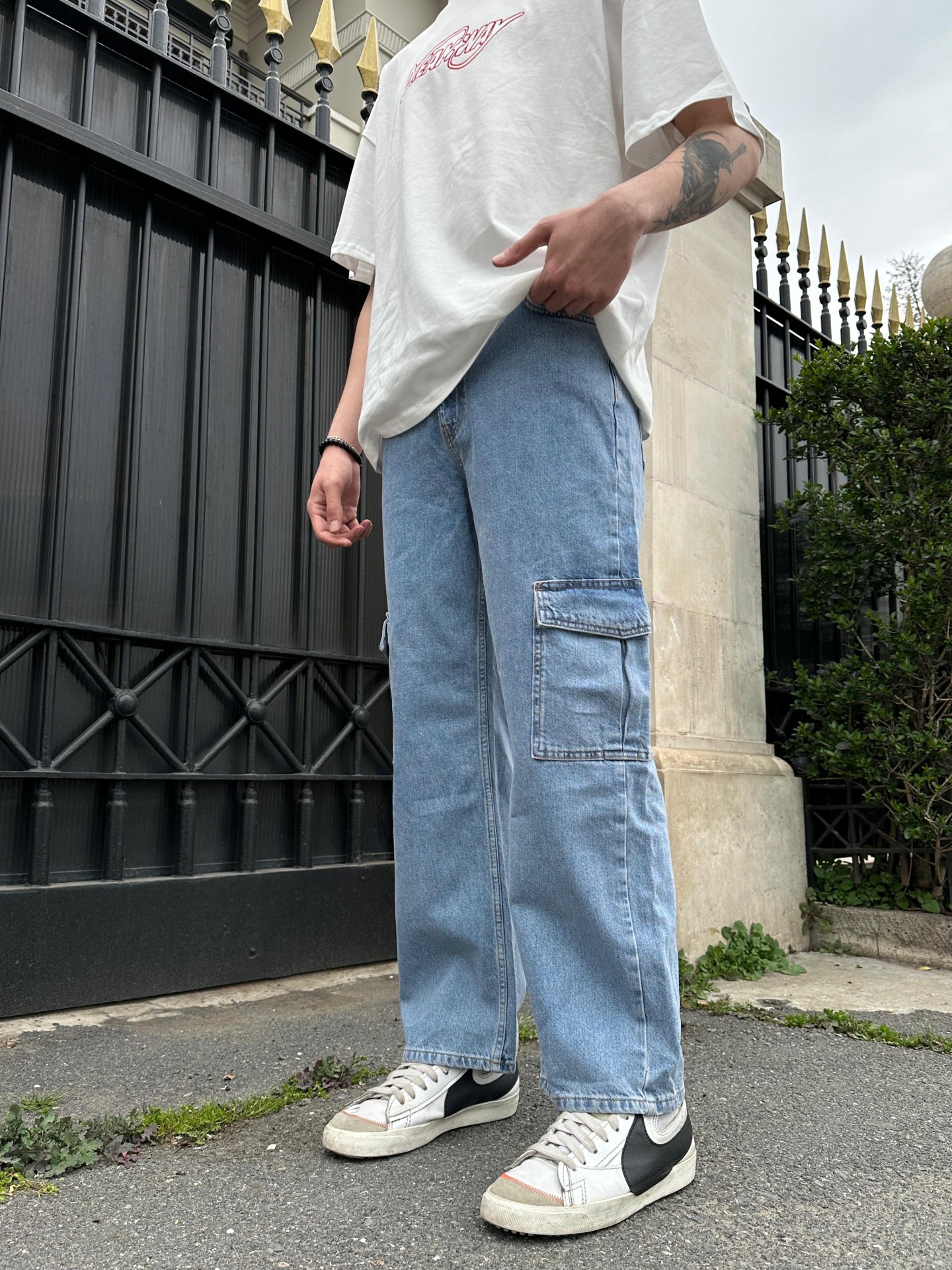 Blue Kargo Cepli Baggy Pantalon 