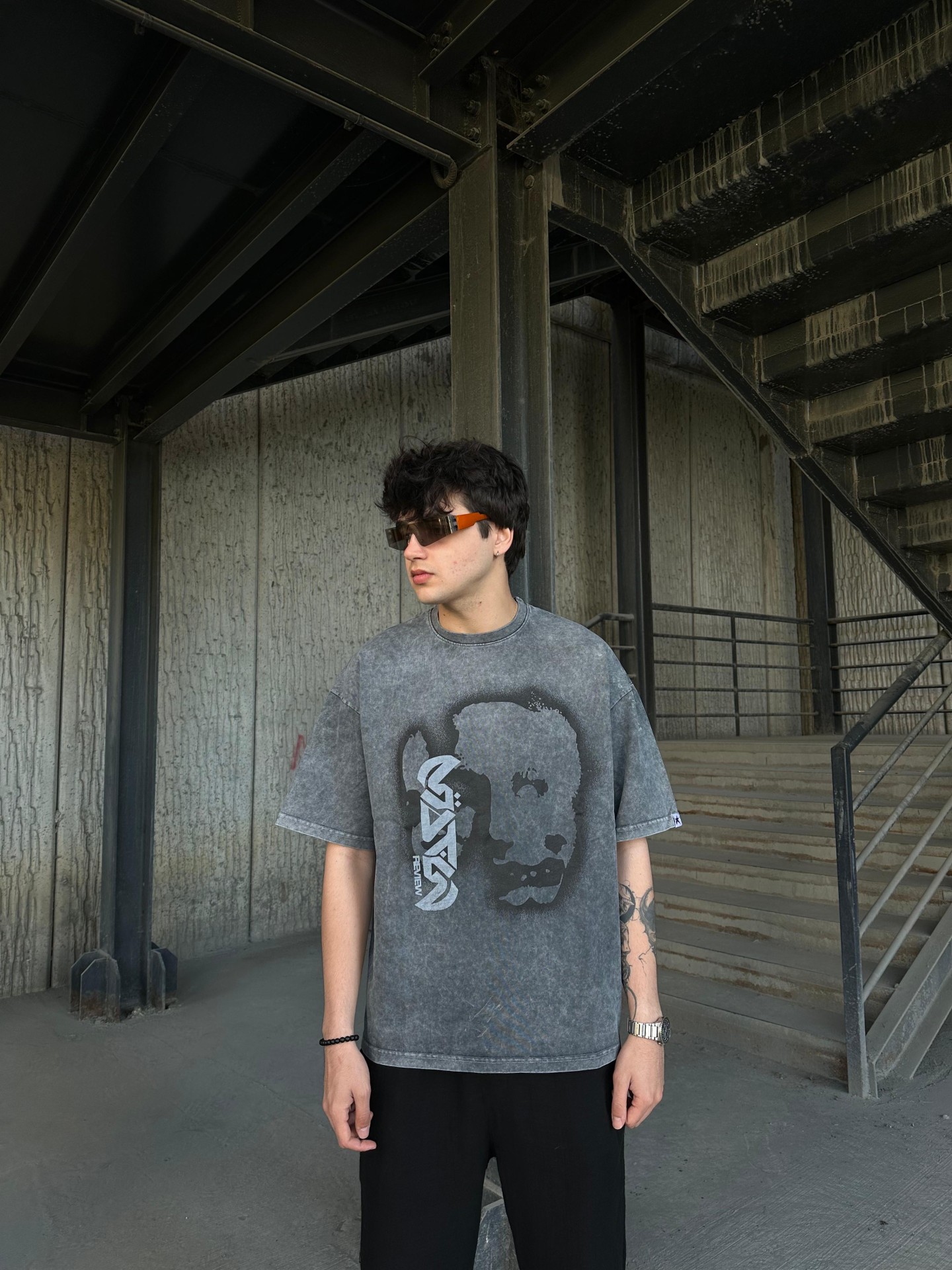 Review Human Acid Wash T-shirt