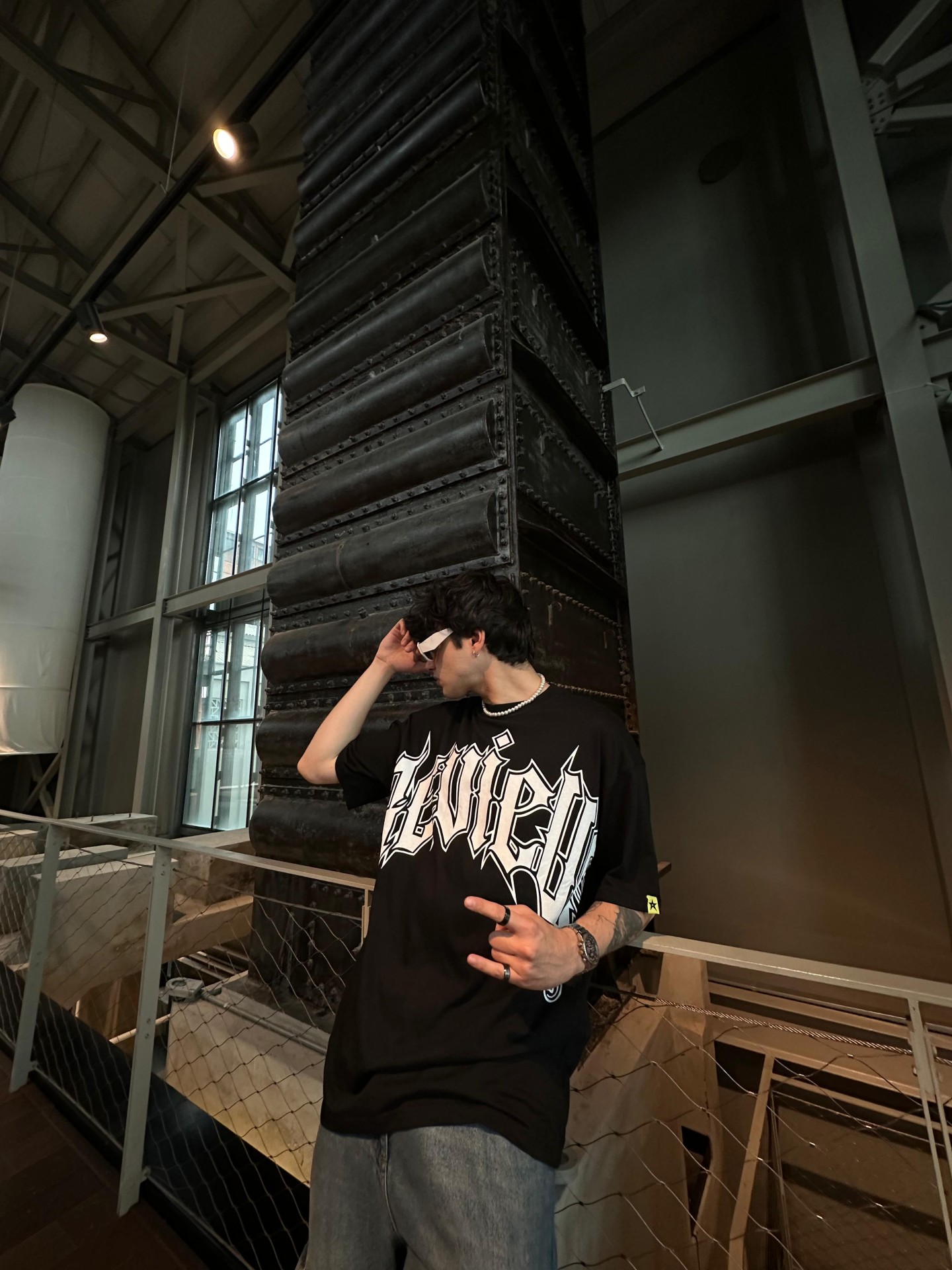 Review Font Black Oversize Tshirt