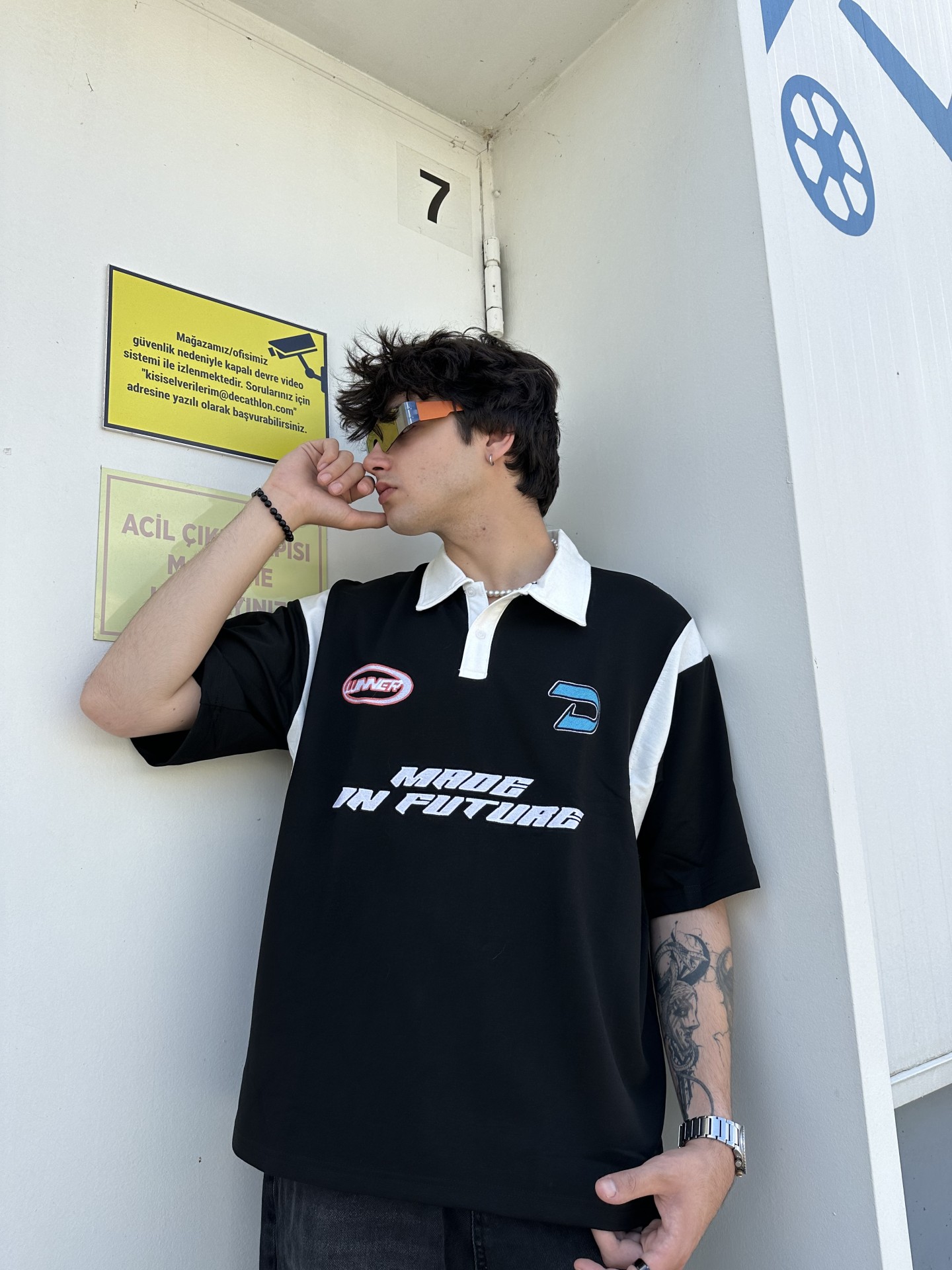 Made İn Future Polo Yaka Siyah Tshirt