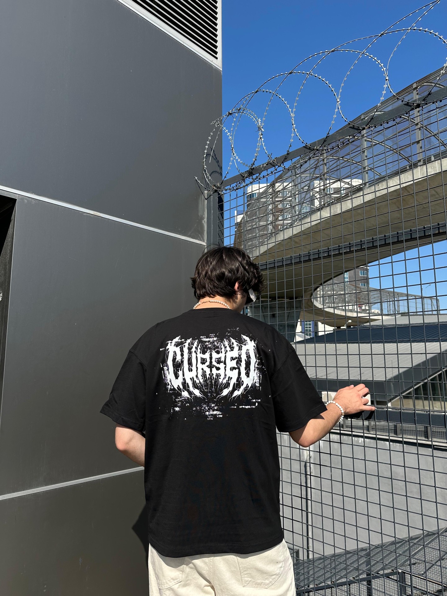 Cursed Melling Black Oversize T-shirt 