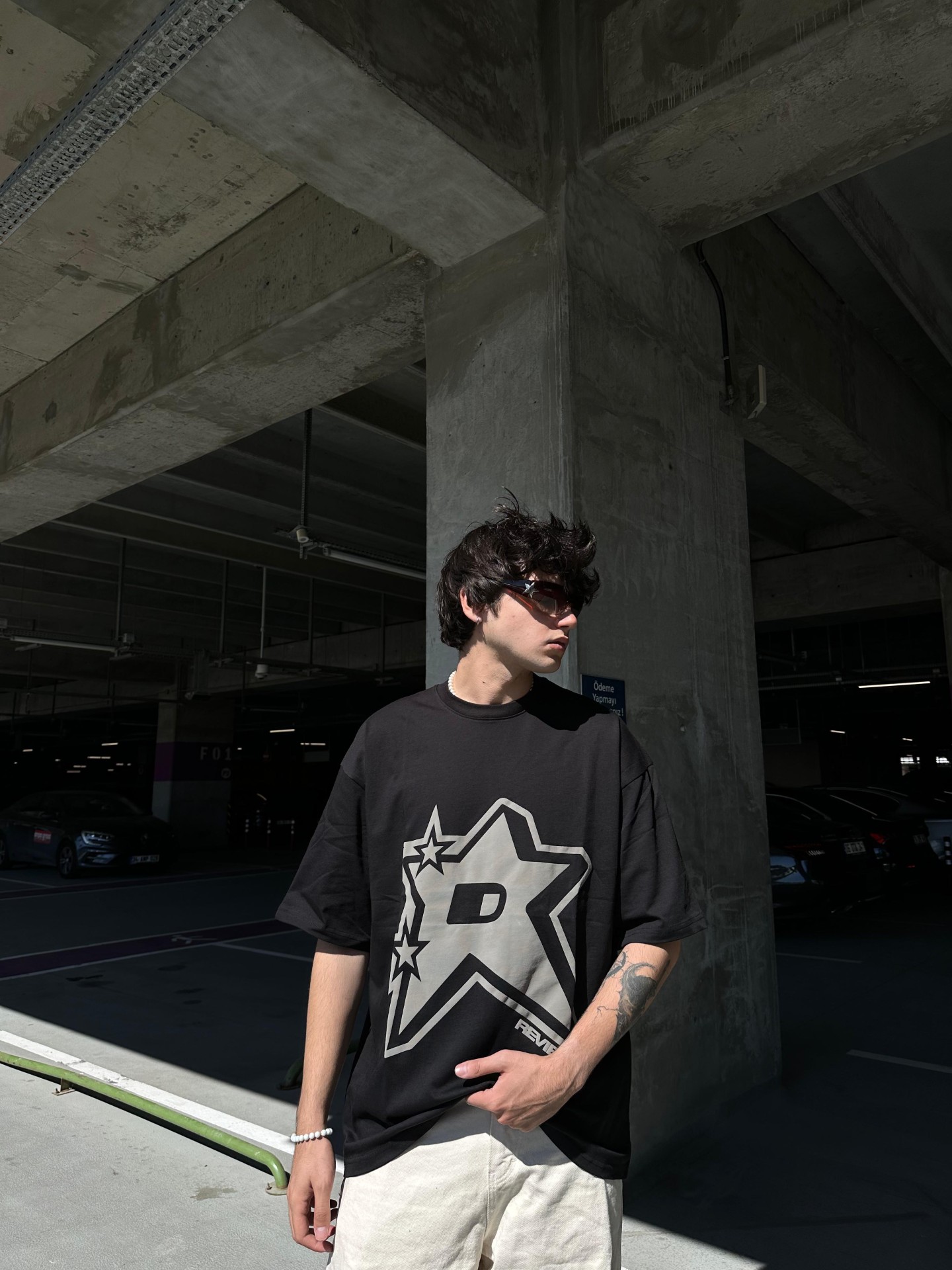 Review Big Star Print Siyah T-shirt 