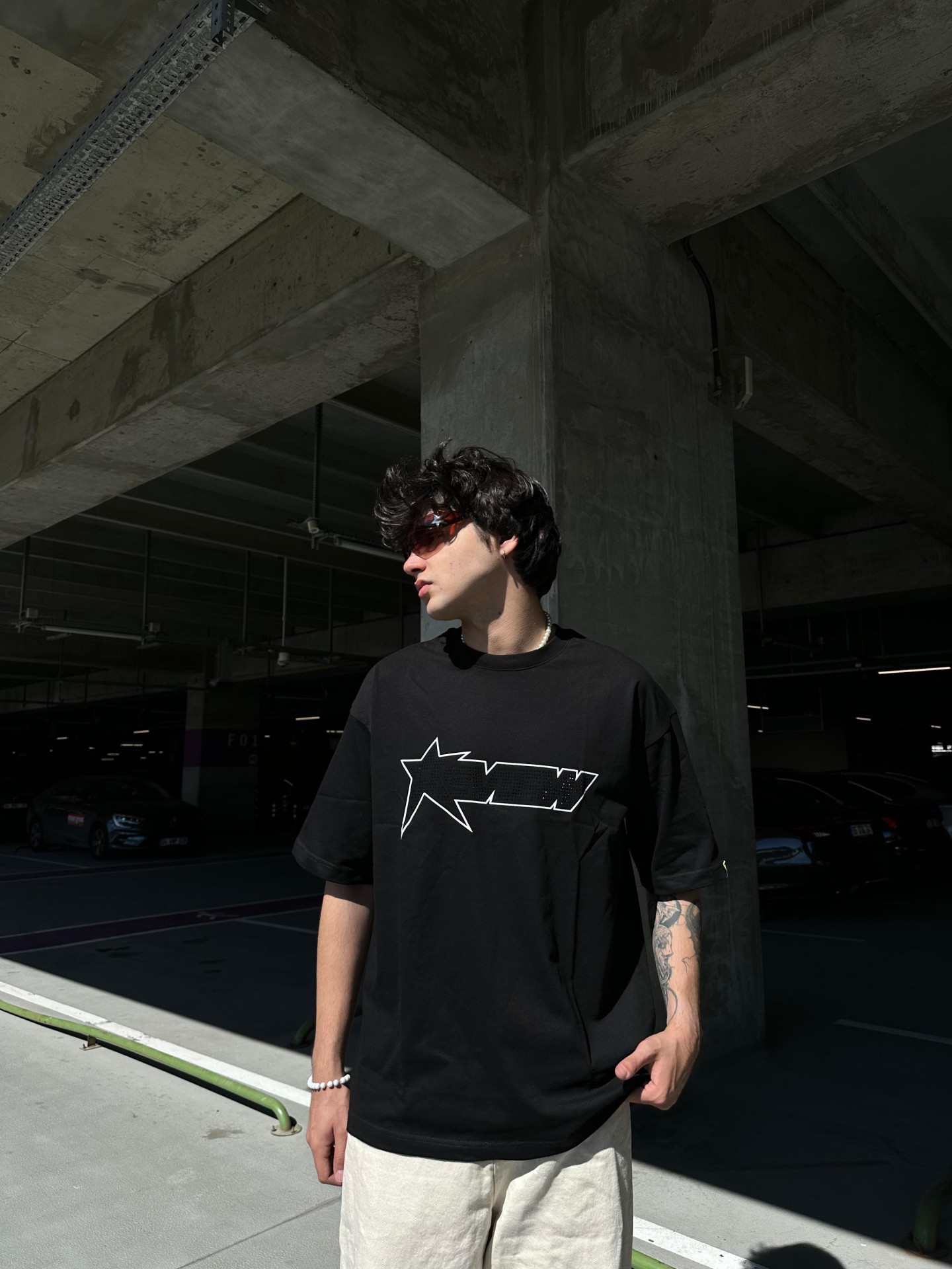 Review Star Taş Detail Black T-shirt