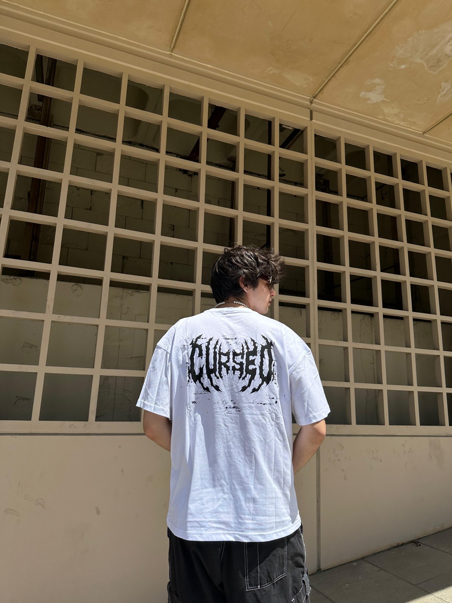 Cursed Melling White Oversize T-shirt 