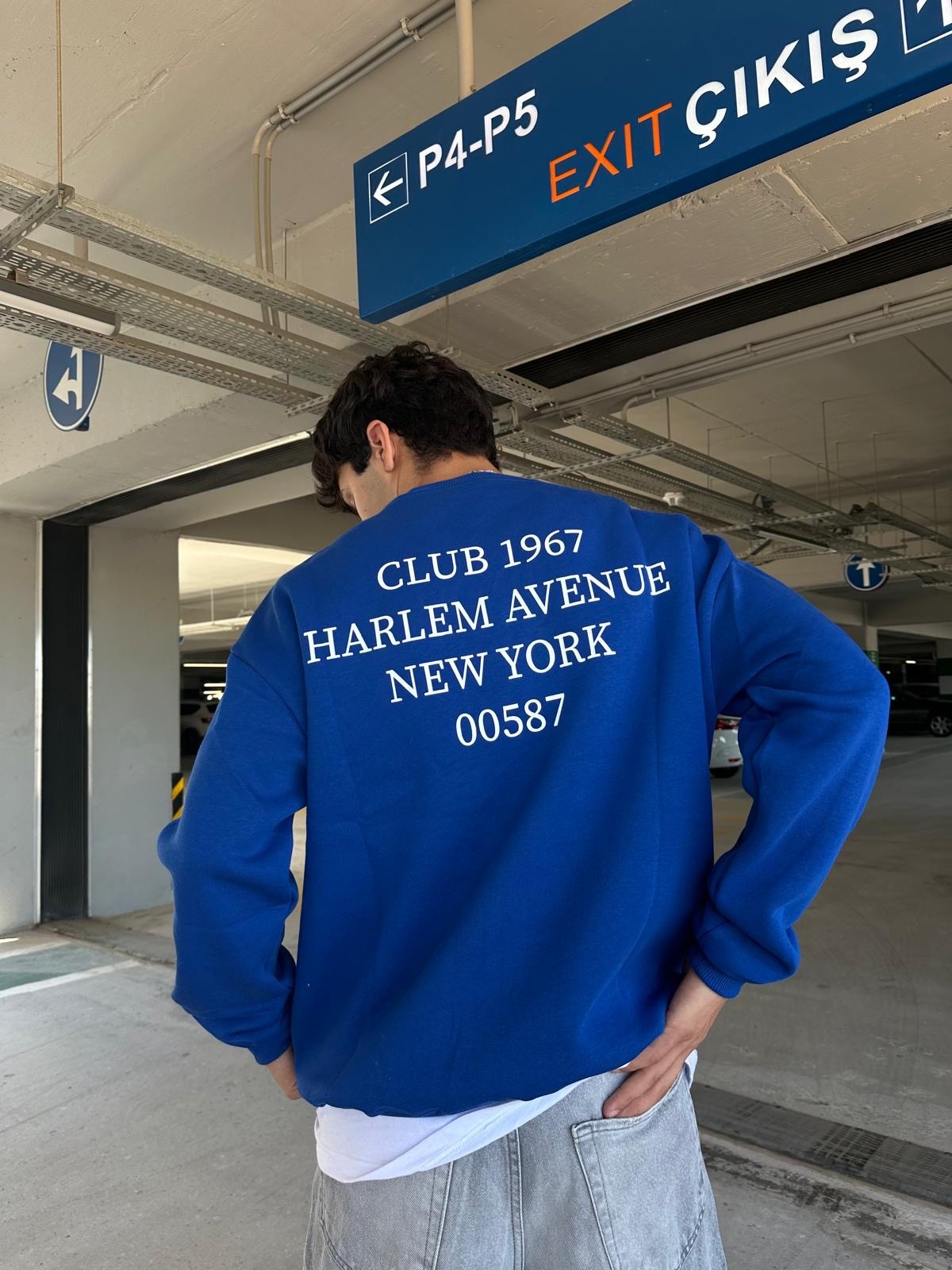 Club 1967 Blue Oversize Sweatshirt