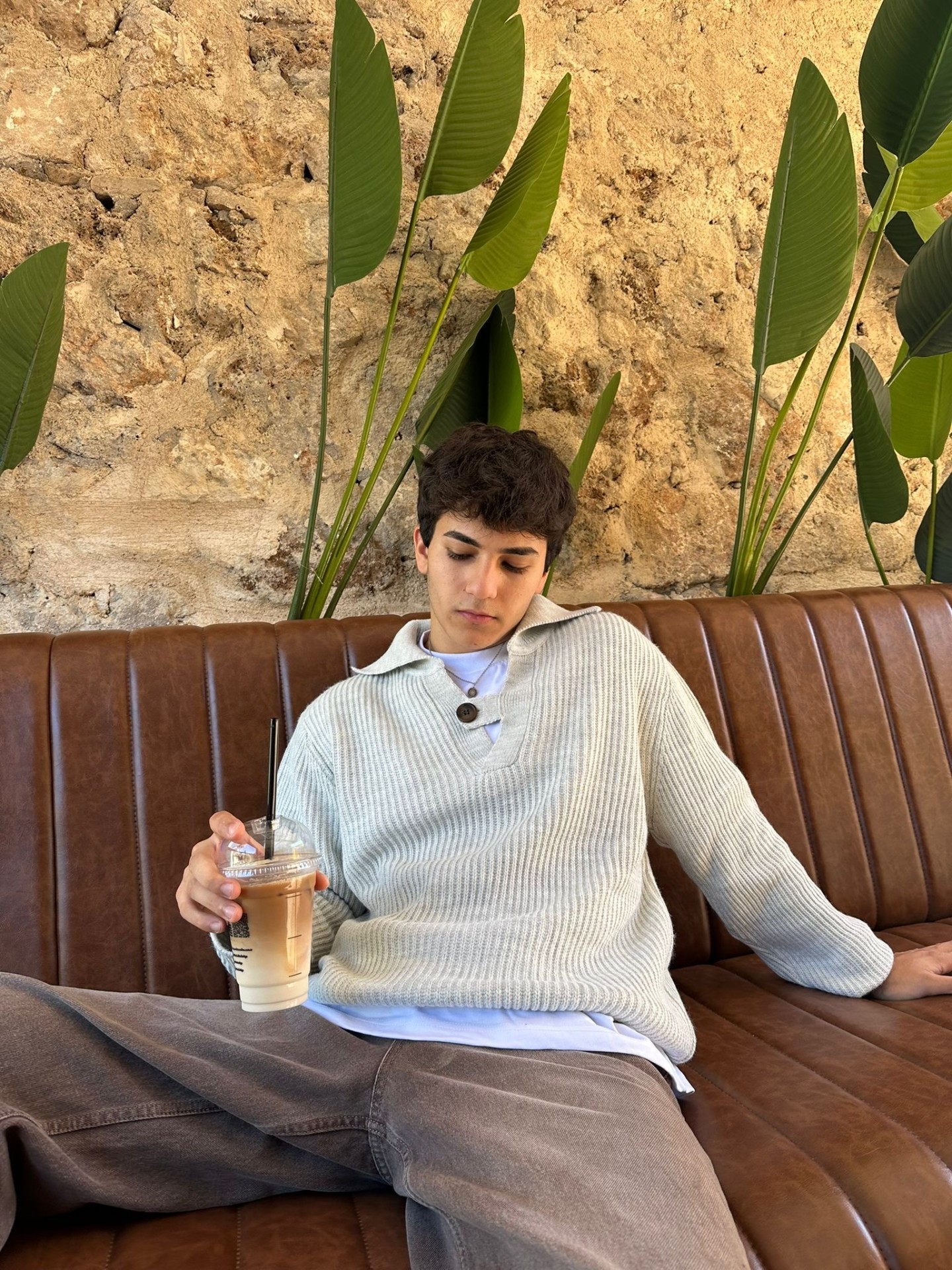 DGM Gri Uzun Kollu Triko Kazak