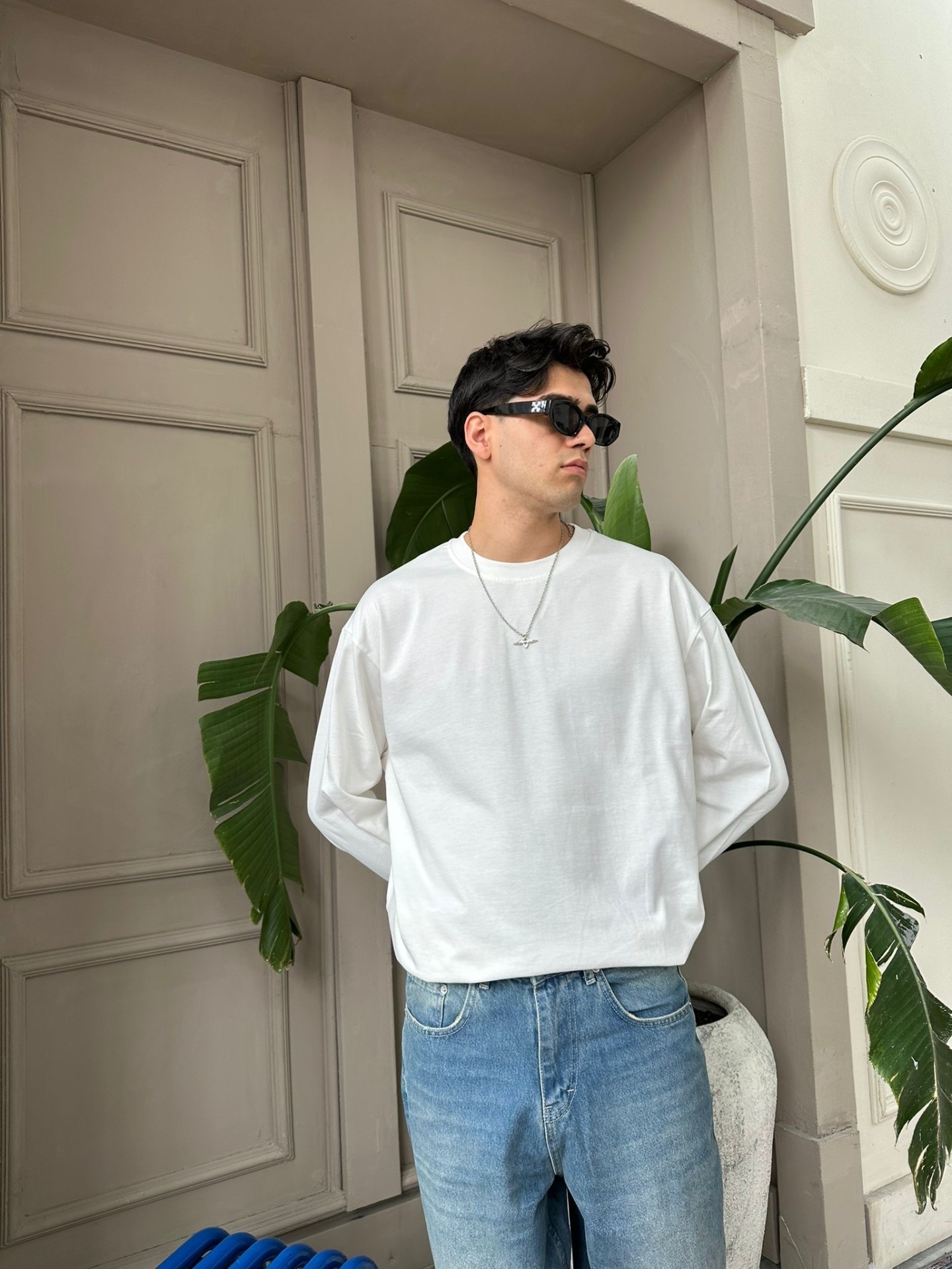 Beyaz Basic Long Sleeve