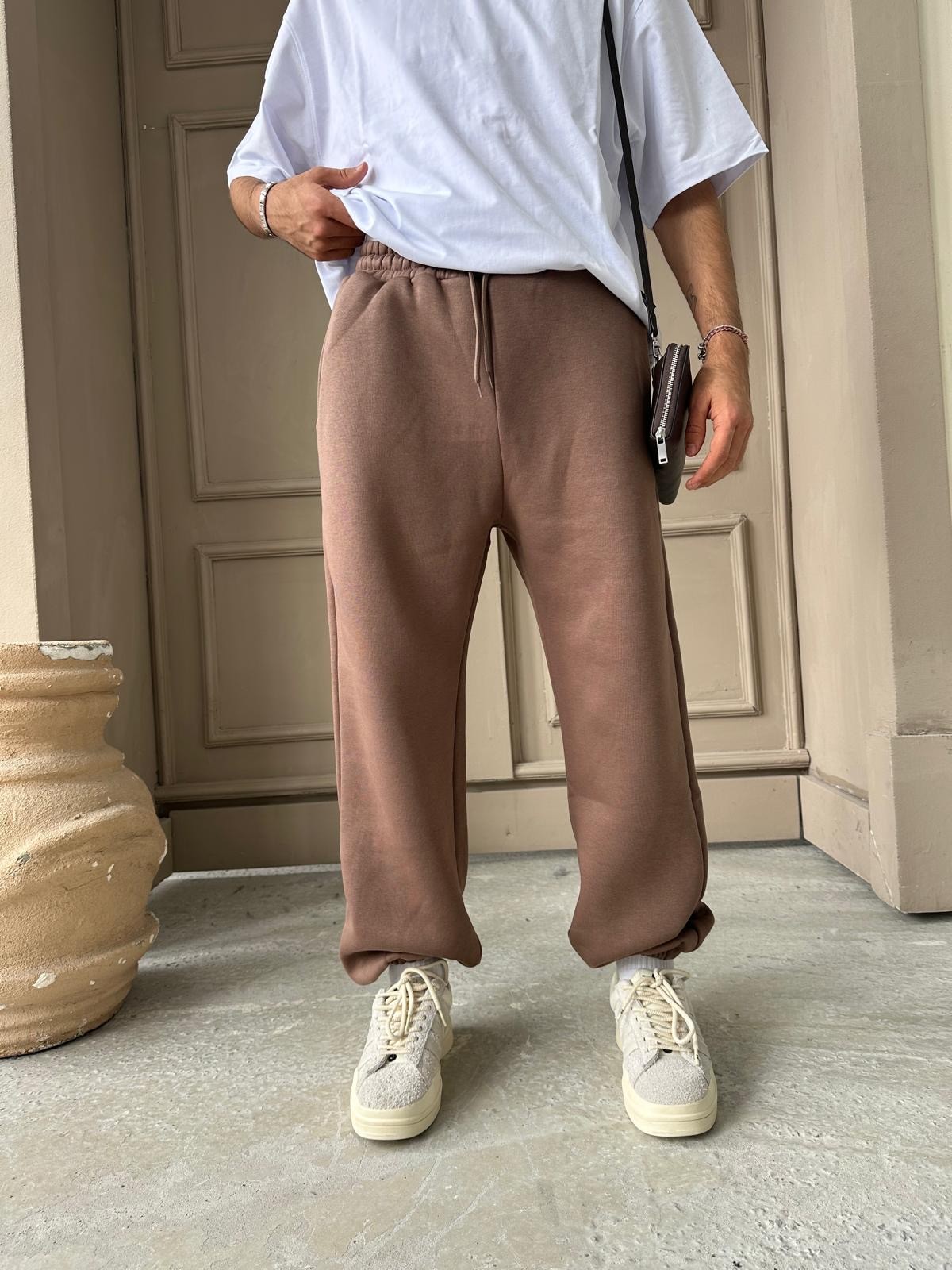 Kahve Oversize Basic Eşofman