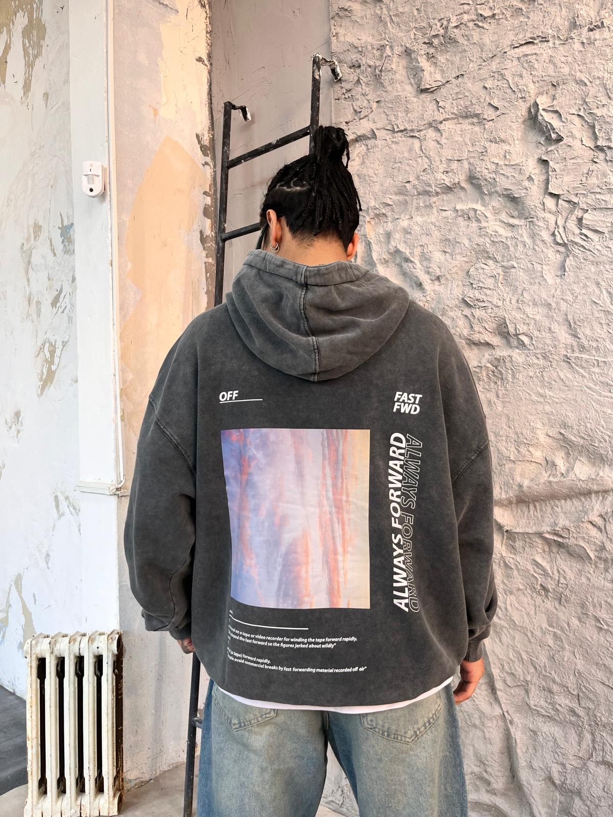 1989 Acid Wash Hoodie 