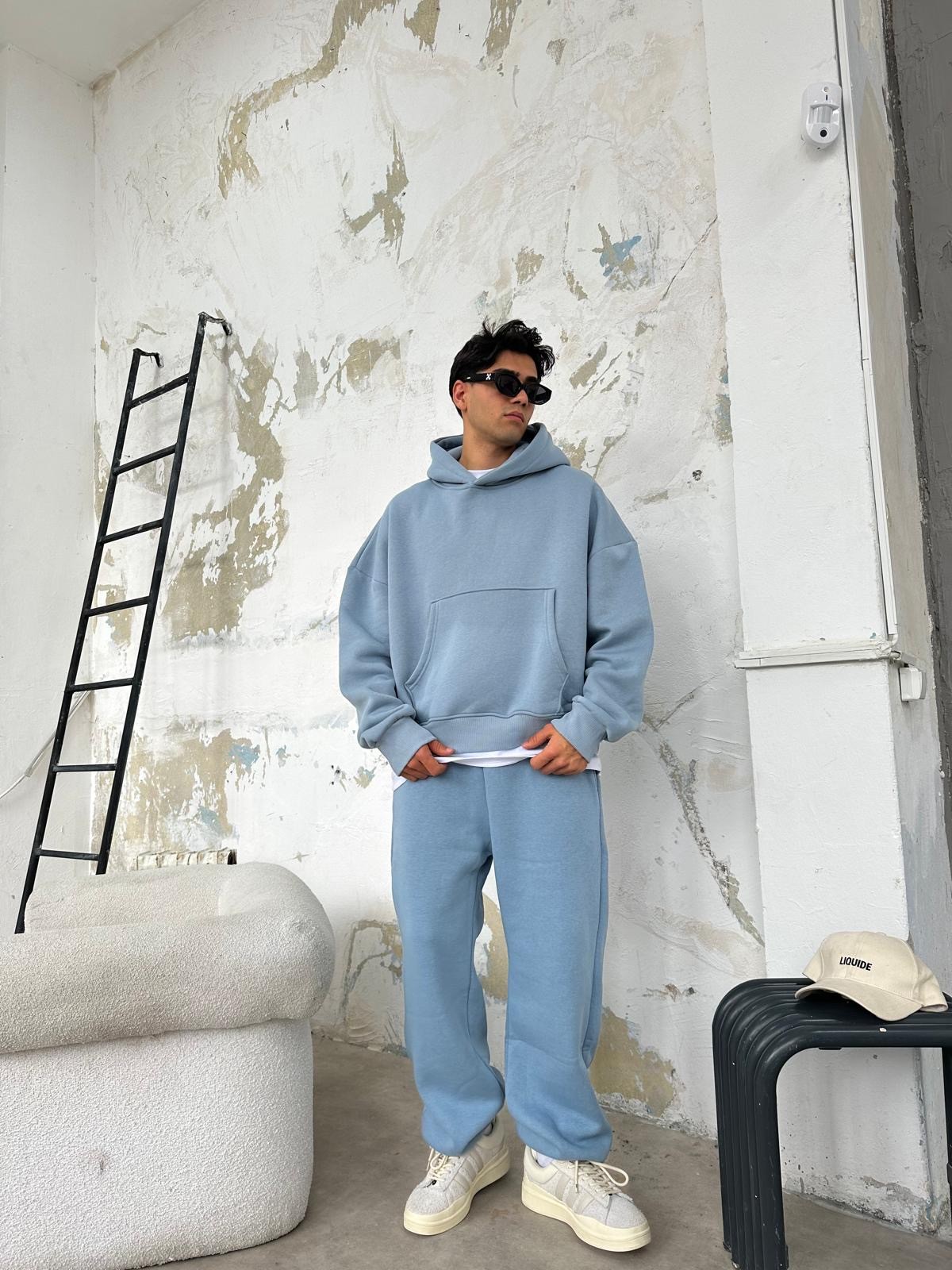 Prada Mavisi Basic Eşofman Takımı