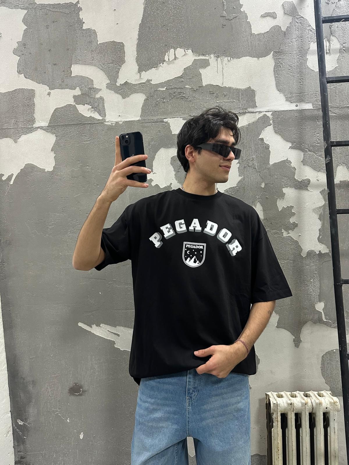 Cold Hearted Back Print Black Tshirt