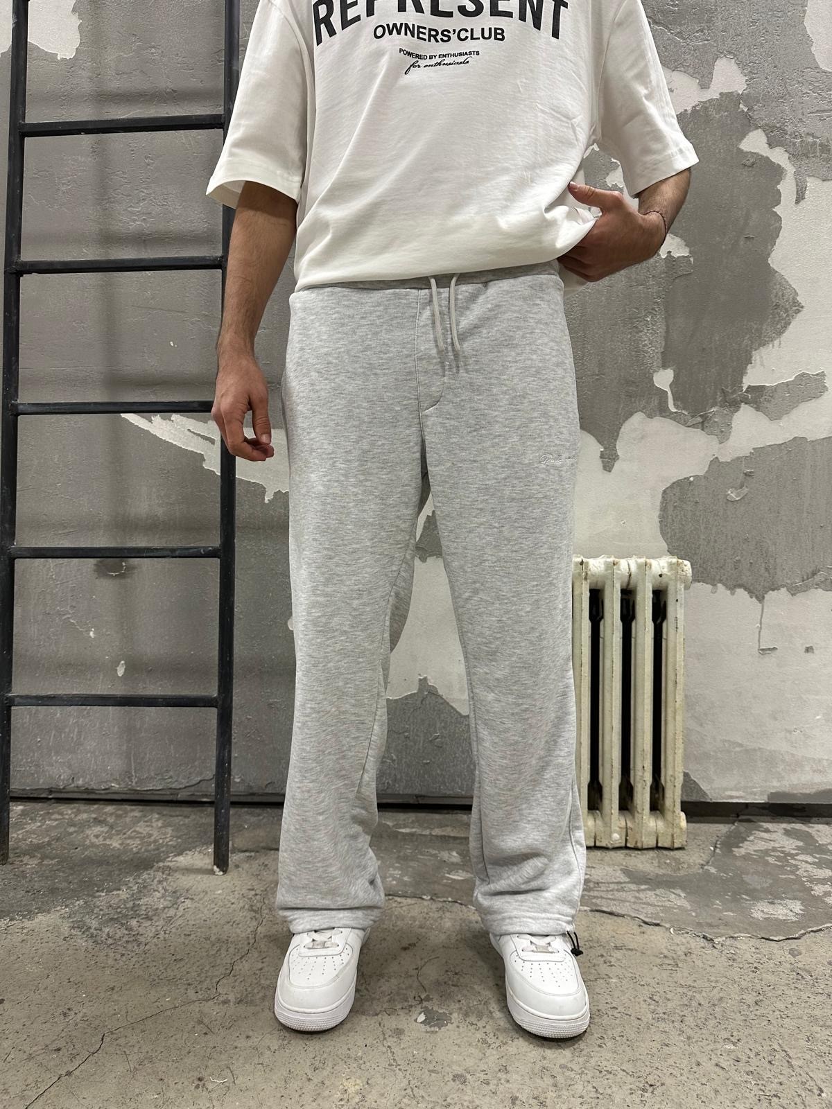 Pulmark Nakışlı Gri Baggy Eşofman