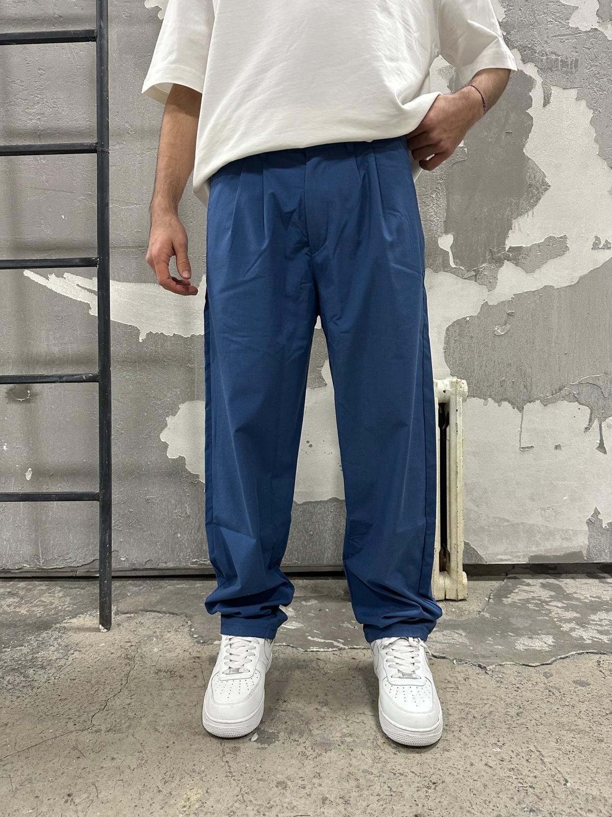 Mavi Kumaş Pantolon