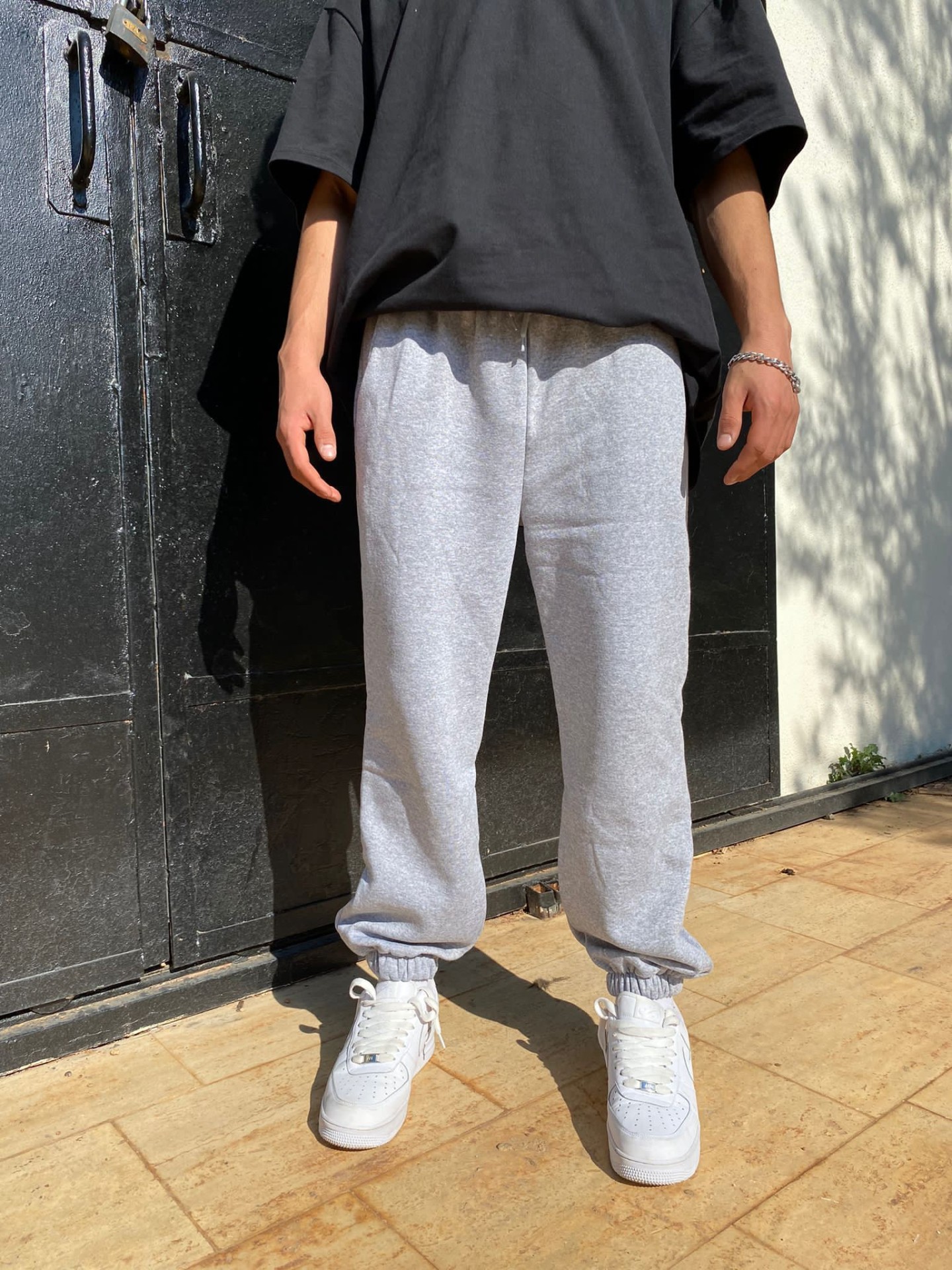 Gri Oversize Eşofman 