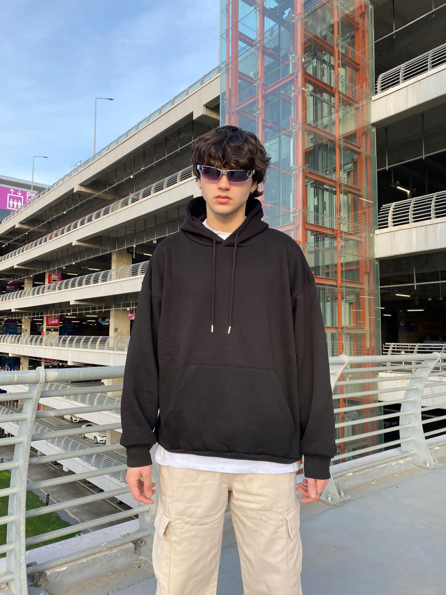 Znc Black Basic Hoodie